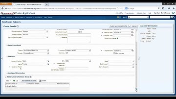 How To Create a Receipt Entry in Oracle ERP Cloud Accounts Receivable