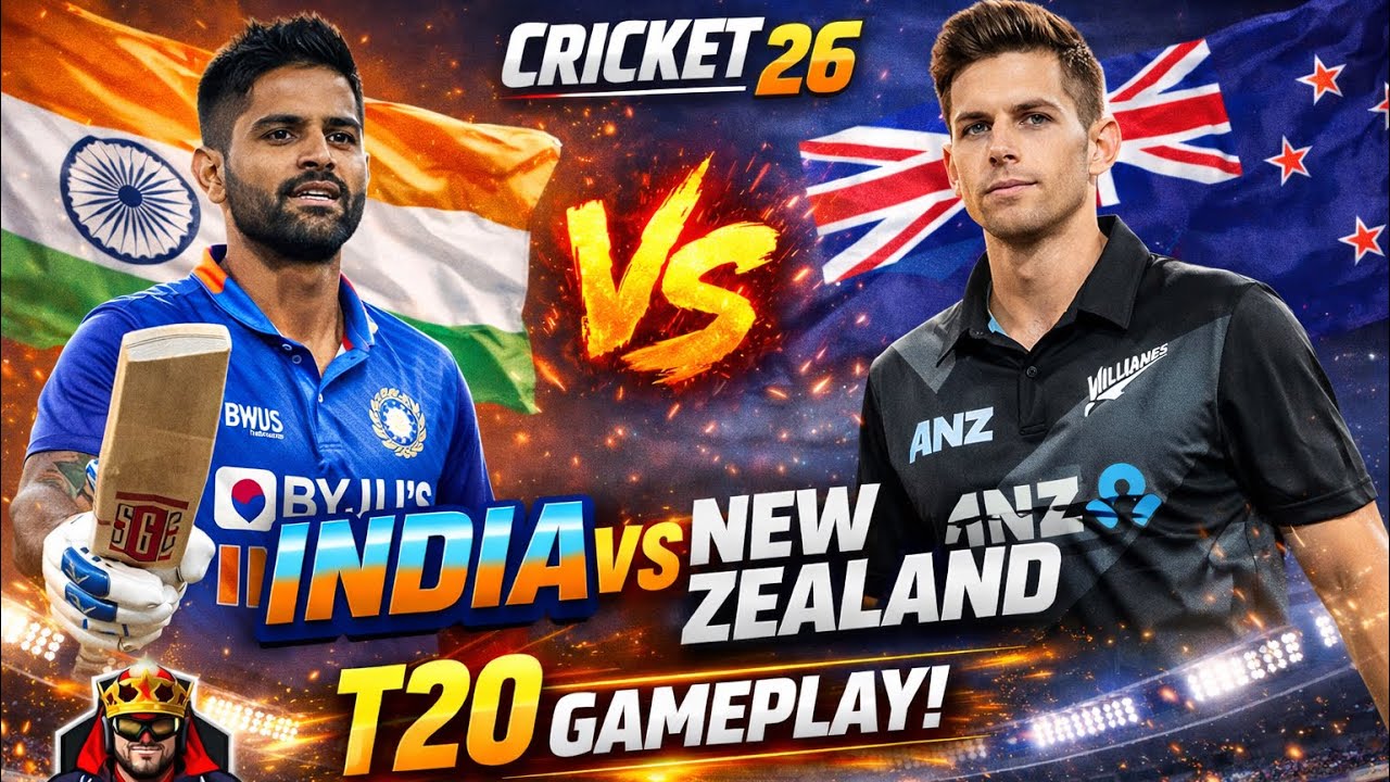 Can India Defeat New Zealand? 🇮🇳 vs 🇳🇿 | Cricket 26 T20 - YouTube