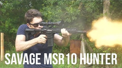 Cover Image for Savage's Compact AR-10: The MSR10 Hunter Review (4K UHD)