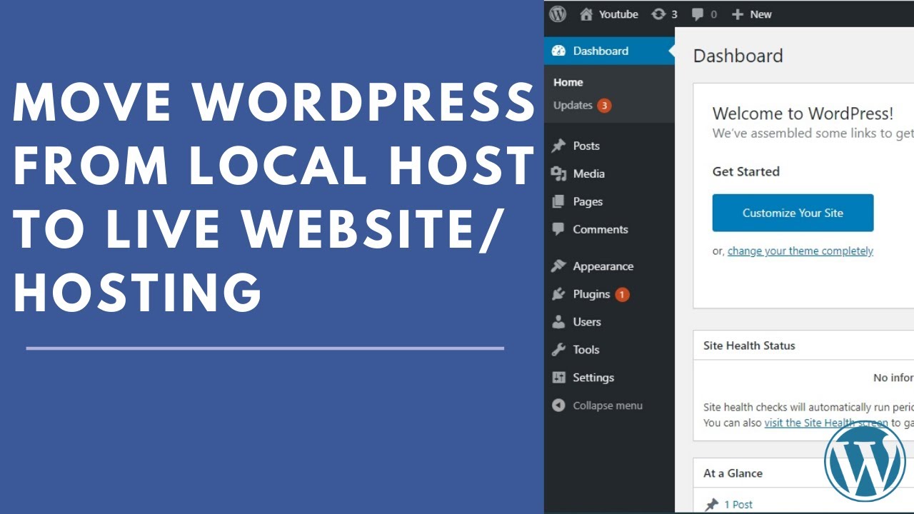 [Transfer WordPress] How To Migrate WordPress from Local Host to Live ...