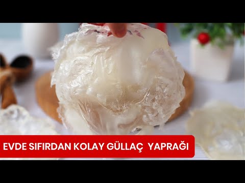 Osmanlı mutfağına ait olduğu o döneminden bu tarihe kadar uzanan, kitaplarda yer alan güllaç tarifin. 