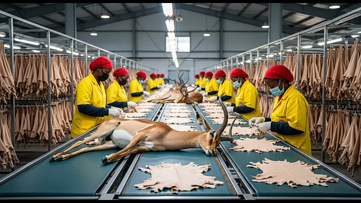 Inside the Impala Leather Factory From Farm to Luxury Product Closed Loop Process THE SECRET OF A BI