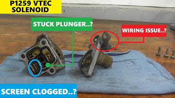 How To Test and Replace A VTEC Solenoid Valve P1259 P2648 P2649