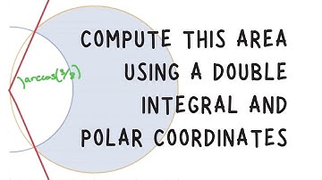 Areas between circles with double integrals, Multivariable Calculus