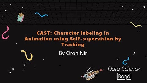 CAST: Character labeling in Animation using Self-supervision by Tracking