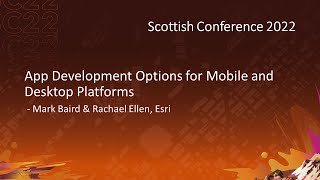 App development options for mobile and desktop platforms - Esri - SC22 screenshot 5