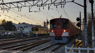 【ポイントをゆっくり通過】西武拝島線(西武新宿線)2000系2007F+2459F急行拝島行き 萩山駅発車&西武多摩湖線9000系9103F各駅停車国分寺行き 萩山駅到着!!!