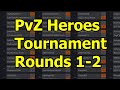 I Played In a Real PvZ Heroes Tournament (Rounds 1-2)