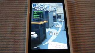 App Review: Paper Toss screenshot 2