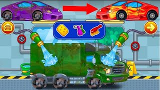 Jogo de lavar carros, joguinho do lava rápido, Car wash, infantil pra crianças, jogo de montar carro screenshot 2