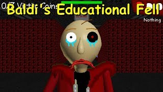 Baldi's Educational Fell - Baldi's Basics V1.4.3 Mod