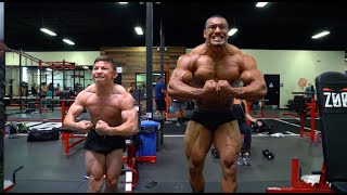 INSANNNEEE CHEST WORKOUT WITH TRISTYN, BRADLEY, LARRYWHEELS, AND AARON!