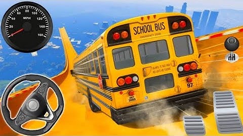 Spider Bus Stunt simulator jump in hill, BeamNG.drive #monsterschool #monster #monsterjump