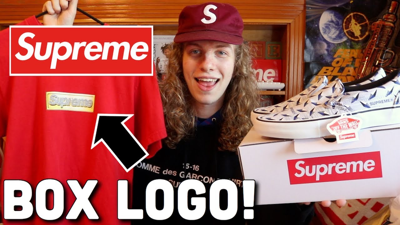 I Copped a BOX LOGO! Supreme S/S '19 Unboxing