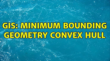 GIS: Minimum Bounding Geometry Convex Hull
