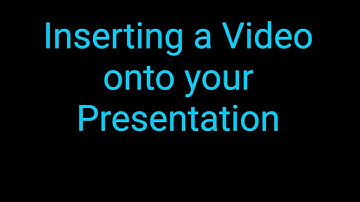 Inserting a Video onto your Prezi presentation