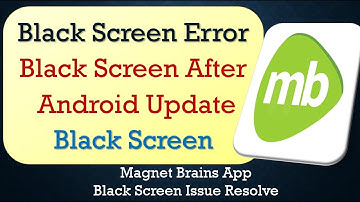 How to Fix Magnet Brains App Black Screen Error