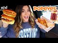 Popeyes Mukbang *New Menu Items!* TRUFF X POPEYES!