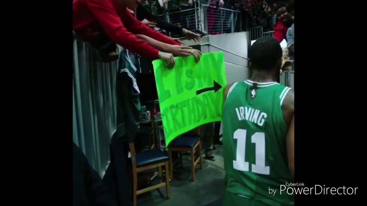 kyrie gives kid shoes