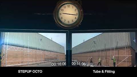 STEPUP OCTO Side By Side Comparison with Conventional Scaffold
