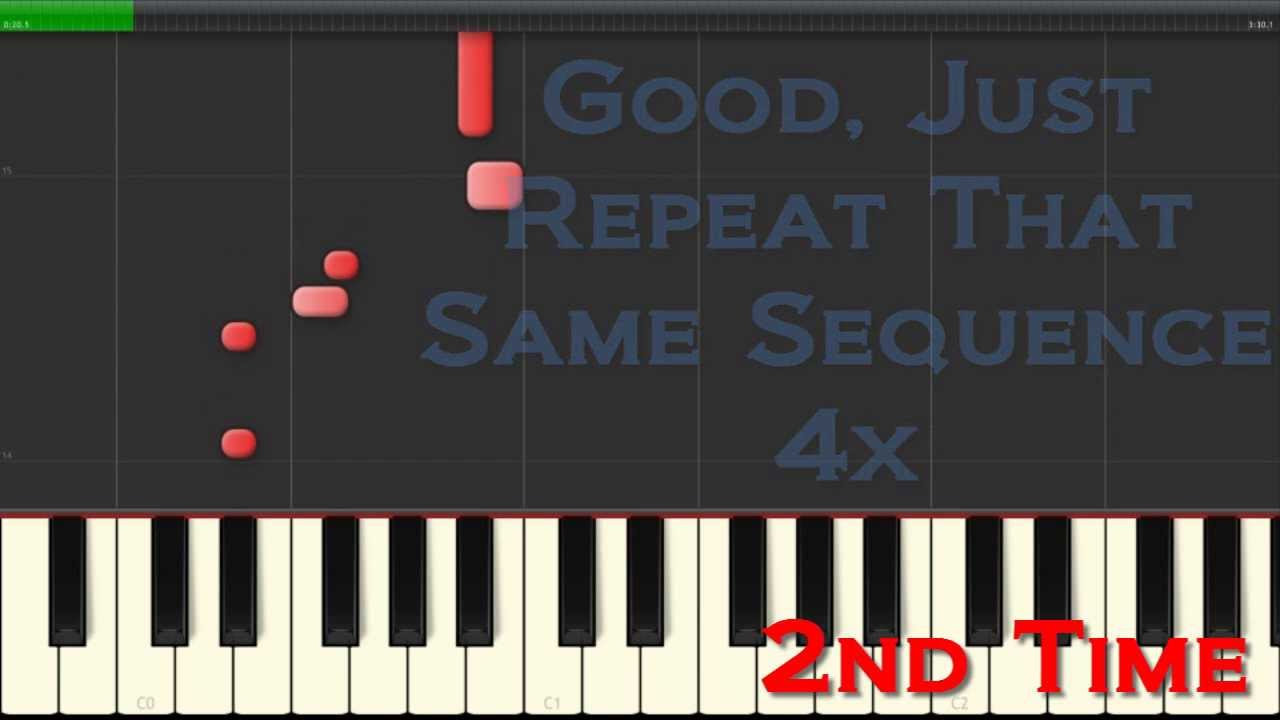 Piano Tutorial Feel Good Inc Bass Line Youtube