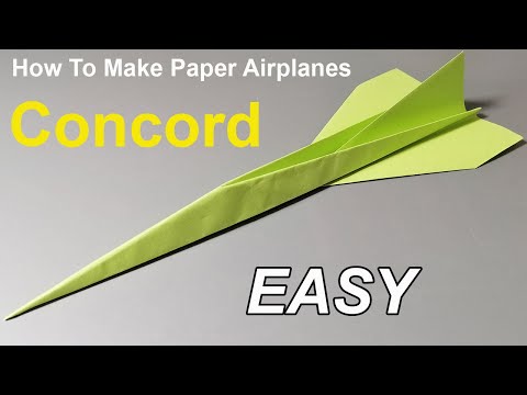 How To Make Paper Airplanes Concord