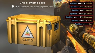 opening a prisma case every time i get a kill.