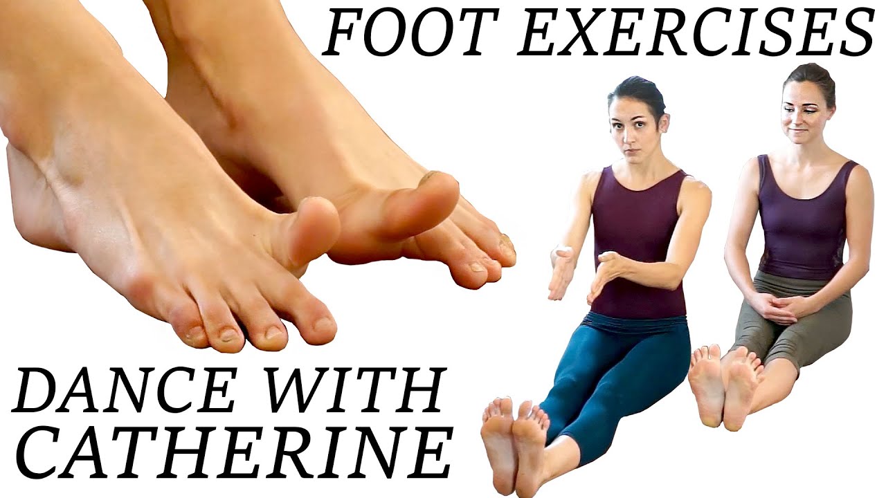 ⁣Dance Foot Exercises & Stretches For Strength, Flexibility, Pain Relief, Flat Feet and Ballet Po
