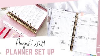 Current Planner Set-Up (Aug 2021)