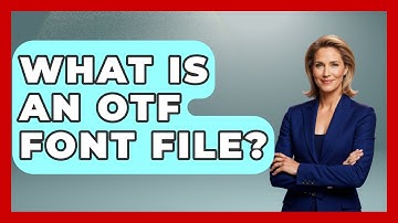 What Is An OTF Font File? - Graphic Design Nerd