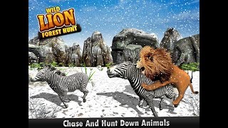 Wild Lion Forest Hunt "Lion VS Zebra" (by Vital Games) - Android Gameplay #1 | Dishoomgameplay screenshot 5