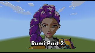 Minecraft Pixel Art Tutorial - Rumi Part 2