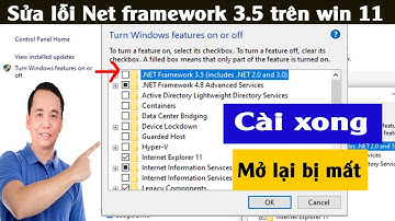Sửa lỗi net framework 3.5 trên win 11 | Trại Huấn Luyện Coder iif
