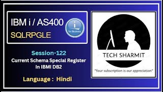 Current schema Special register in db2 sql | SQLRPGLE | ibmi training | sqlrpgle as400 | ibmi db2 |
