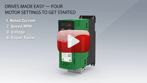 Control Techniques Commander C - 1 minute product datasheet video