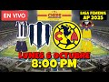 MONTERREY FEMENIL VS AMÉRICA FEMENIL EN VIVO | Jornada 14 Apertura 2025 Liga Femenil MX
