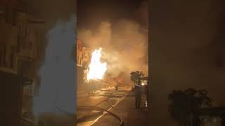 İkitelli Çevre Sanayii Sitesinde Yangın Çıktı