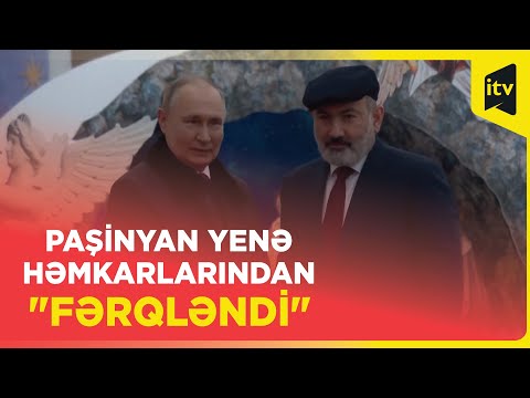 Paşinyan Putinlə görüşə belə gəldi | Sankt-Peterburq