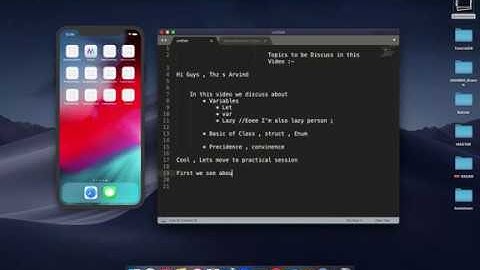 Class , Struct , Enum and Variables in Swift
