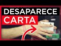 Desaparecer una carta y hacerla viajar - Truco de magia con cartas - Cambio Erdnase