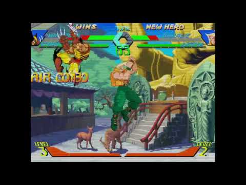 X-Men vs. Street Fighter - Wolverine, Storm vs. Charlie, Gambit 2