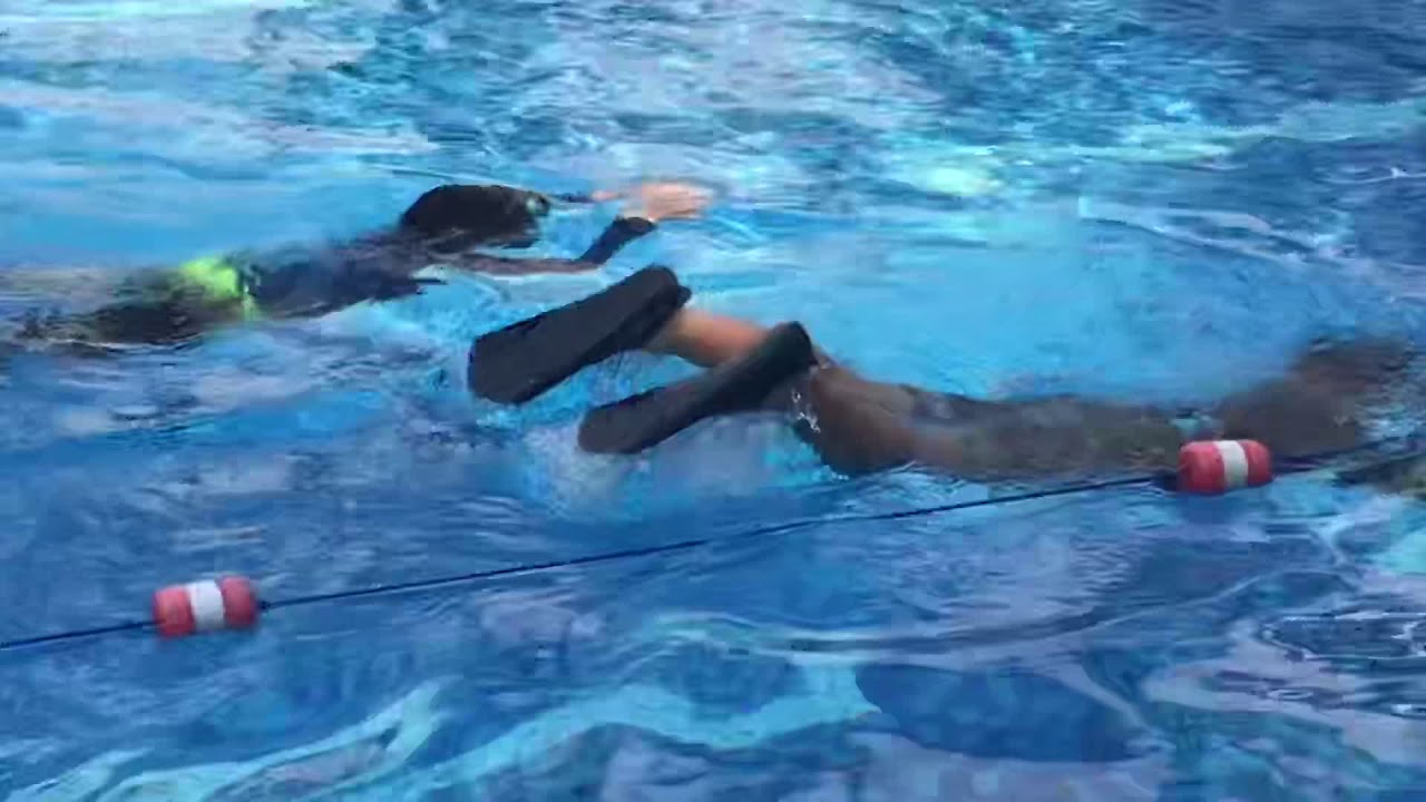 Kids Swim with Fins Weekend Fun YouTube