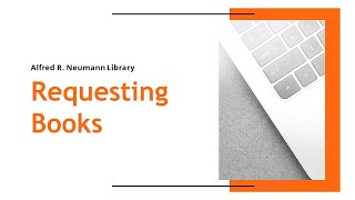 Requesting Books