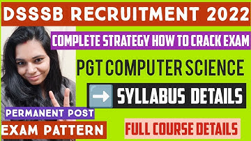DSSSB COMPUTER SCIENCE SYLLABUS DISCUSS IN DETAILS| COMPLETE STRATEGY HOW TO CRACK EXAM | NS CLASSES