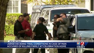 Trial pushed back for man accused of killing wife, 3 children in their Celebration home