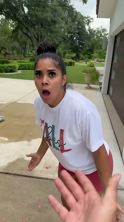 Dad catches son wetting dog then mom does this #shorts