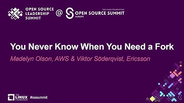 You Never Know When You Need a Fork - Madelyn Olson, AWS, Viktor Söderqvist, Ericsson