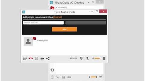 Using UC One conference feature