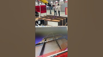 🔍 EVSROBOT – Automatic Workpiece Scanning & Modeling by Vision-Guided Welding Robot#welding #robot
