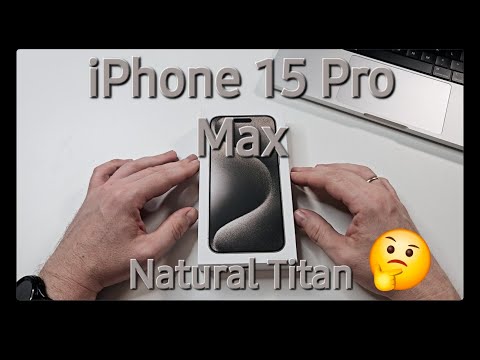 Видео: Apple iPhone 15 Pro Max Natural Titan. Распаковка и первый взгляд.